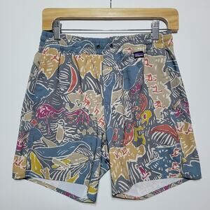 Patagonia Swim Shorts Mens Size XS Hydro Series Board Unlined Trunks AOP